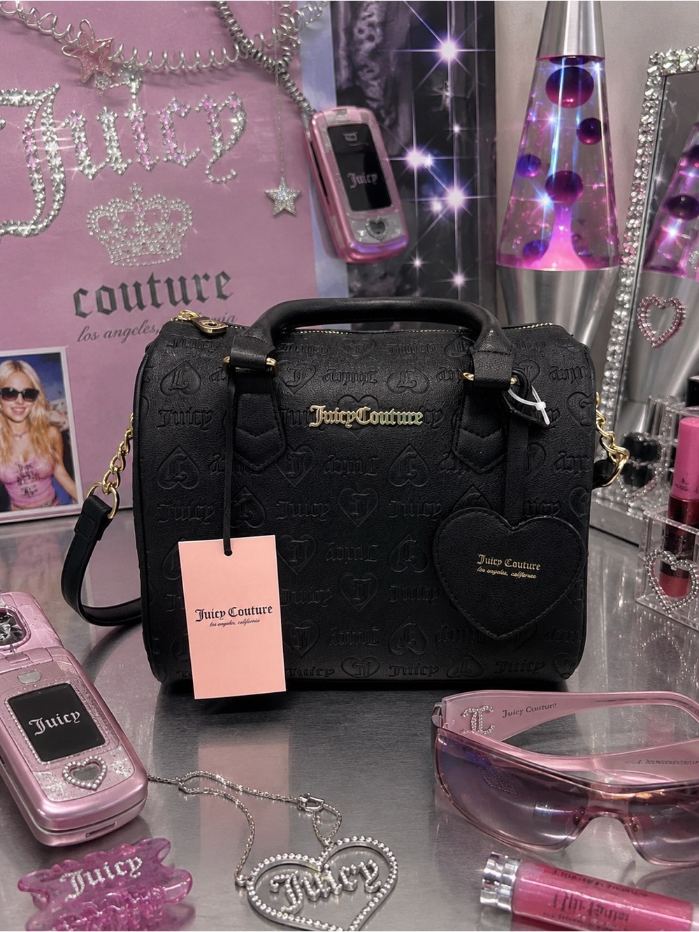 Juicy couture bestsellers fame satchel purse